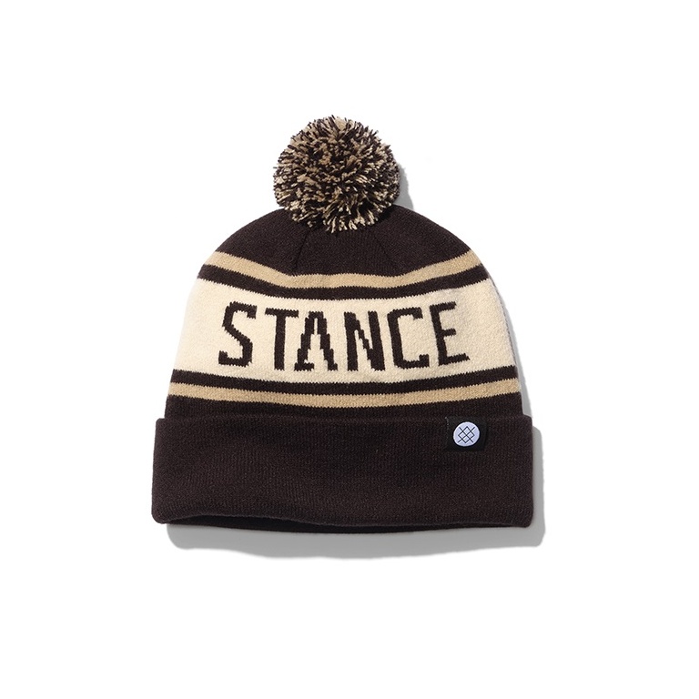 Stance Mütze (Bommel) OG Pom schwarz/weiß - 1 Stück